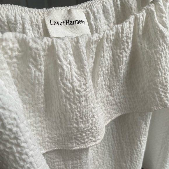 Love + Harmony White Tank Top - Picture 2 of 4